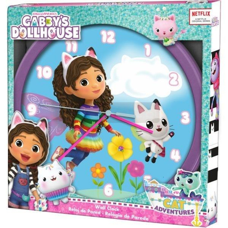 Zegar ścienny Koci Domek Gabi 25cm