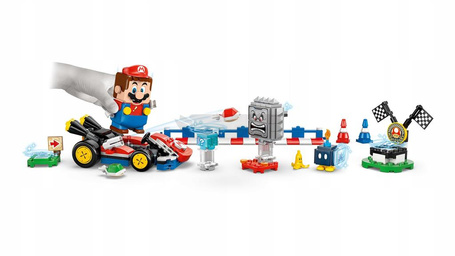 KLOCKI LEGO SUPER MARIO 72043 MARIO KART INTERAKTYWNA FIGURKA MARIO + KART