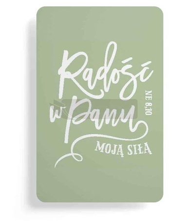 Magnes na lodówkę - Radość w Panu moją siłą