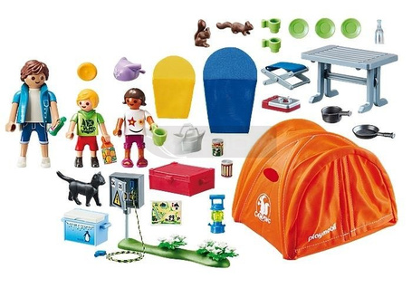 Playmobil 70089 Rodzina na kempingu