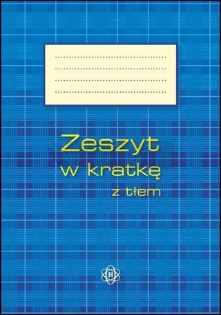 Zeszyt w kratkę z tłem