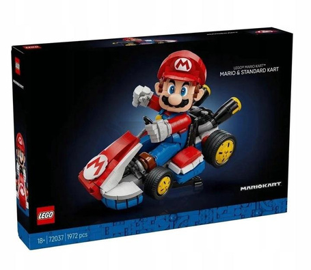 LEGO SUPER MARIO 72037 Mario Kart: Mario i Standard Kart