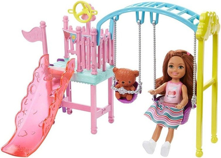 Lalka Barbie Chelsea Huśtawka FXG84