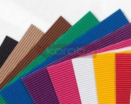 Tektura falista kolorowa 25x35cm 10 arkuszy