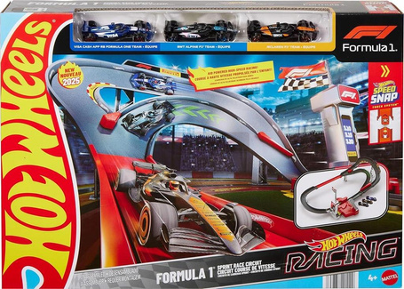 HOT WHEELS RACING FORMUŁA 1 zestaw torów + 3 autka JDY15
