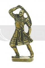 Figurka metalowa Samuraj 3,5cm