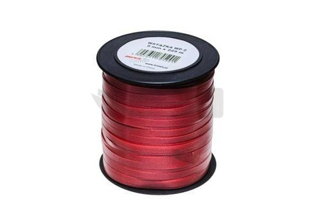 Wstążka plastikowa czerwony 5mmx225m