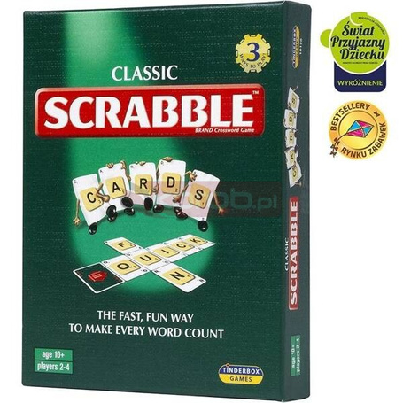 Scrabble Karty wersja angielska PIATNIK