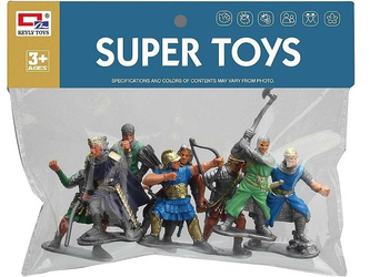 Zestaw figurek rzymskich wojowników