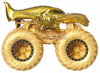 HOT WHEELS MONSTER TRUCK POJAZD 1:64 MEGA WREX HWR70