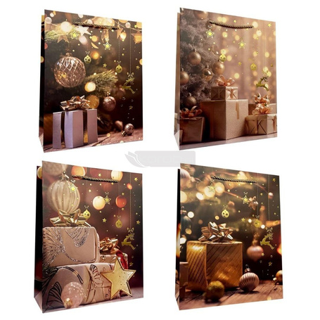 Torebka prezentowa M Boże narodzenie mix