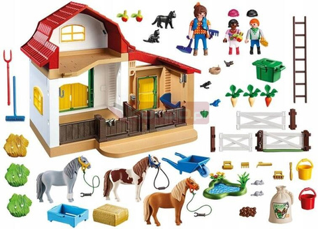 PLAYMOBIL COUNTRY 5684 FARMA KUCYKÓW, zestaw dla dzieci 4-10 lat