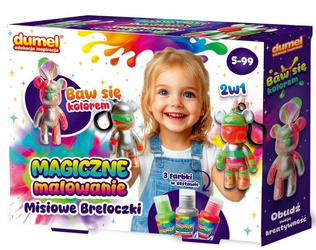 Magiczne malowanie misiowe breloczki