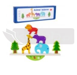 Drewniane zwierzęta balansujące