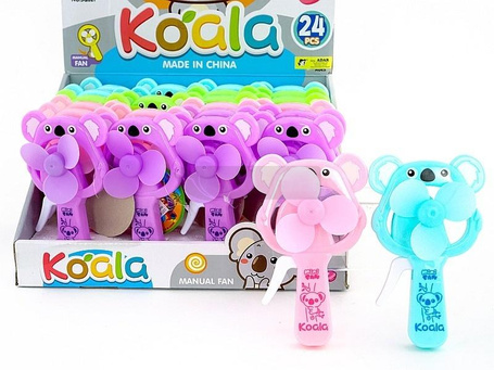 Wiatraczek ręczny koala MIX