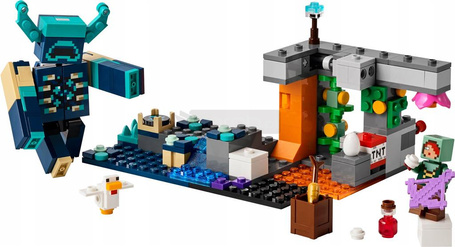 LEGO MINECRAFT 21274 SPOTKANIE ZE STRAŻNIKIEM zestaw klocków dla dzieci 7+