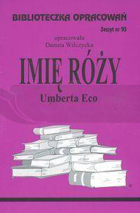 Biblioteczka opracowań nr 093 Imię Róży