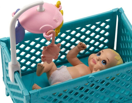 Barbie Zestaw Opiekunka dziecięca FHY98