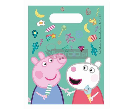 Torebki prezentowe Peppa Pig 6szt