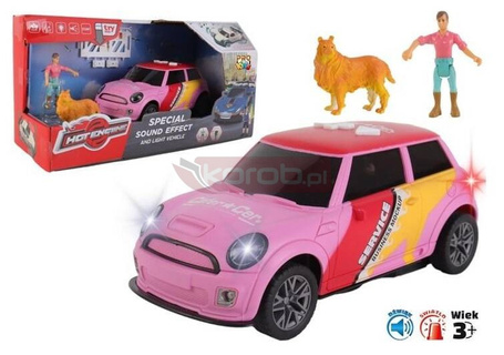 Uliczne szaleństwo - Samochód różowy styl