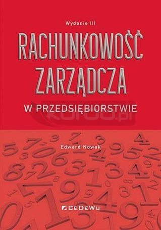 Rachunkowość zarządcza w przedsiębiorstwie w.3