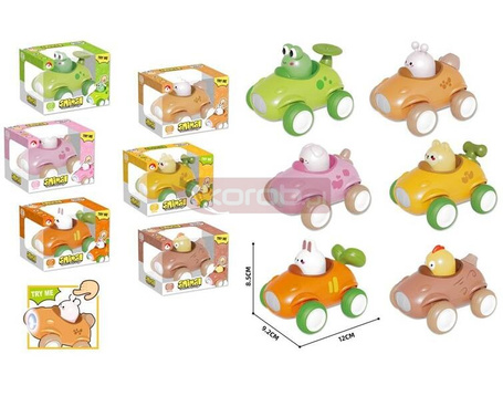Autko ze zwierzątkiem MIX
