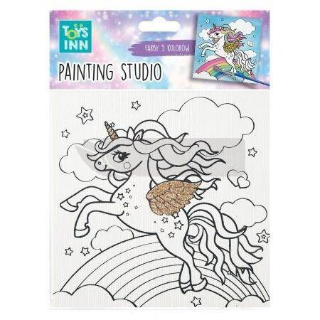 Zestaw do malowania Canvas Unicorn Rainbow STnux