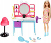 LALKA BARBIE Totally Hair SALON FRYZJERSKI z lalką HKV00