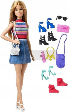 Lalka Barbie i akcesoria buty FVJ42