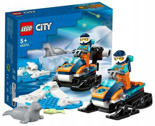 LEGO CITY 60376 SKUTER ŚNIEŻNY BADACZA ARKTYKI zestaw klocków dla dzieci +5