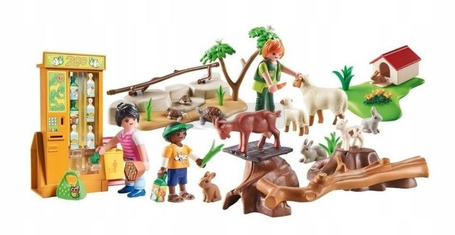 PLAYMOBIL MY LIFE 72007 MINI ZOO zestaw dla dzieci +4 lata