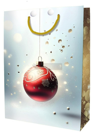 Torebka ozdobna Święta BN Bombka średnia