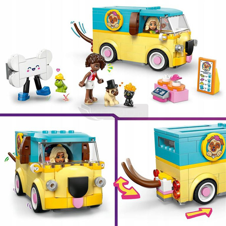 KLOCKI LEGO FRIENDS 42678 Furgonetka z akcesoriami dla zwierząt, zestaw +6