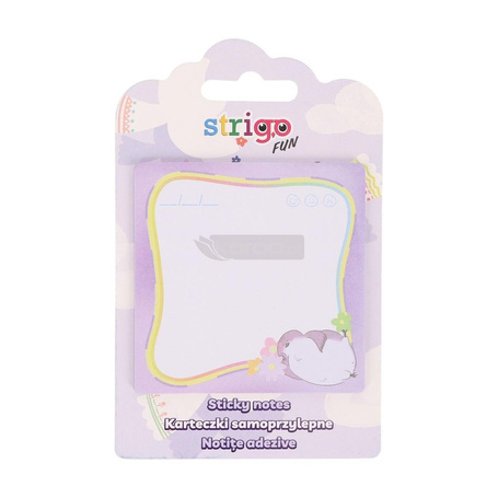 Karteczki samoprzylepne 73x73mm 20K fioletowe