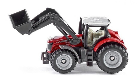 Traktor Massey Ferguson z przednią ładowarką