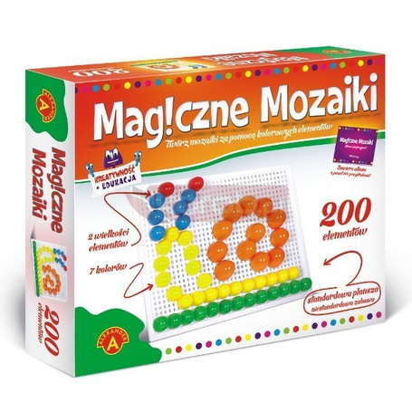 Magiczne Mozaiki Edukacja 200 elementów