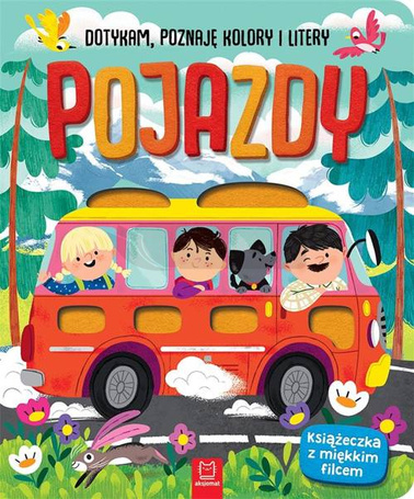Pojazdy. Dotykam, poznaję kolory i litery