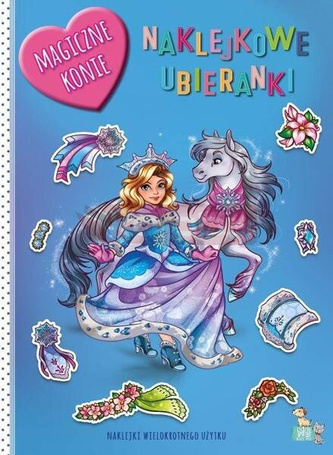 Naklejkowe ubieranki. Magiczne konie