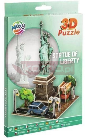 Puzzle piankowe 3D Statua Wolności