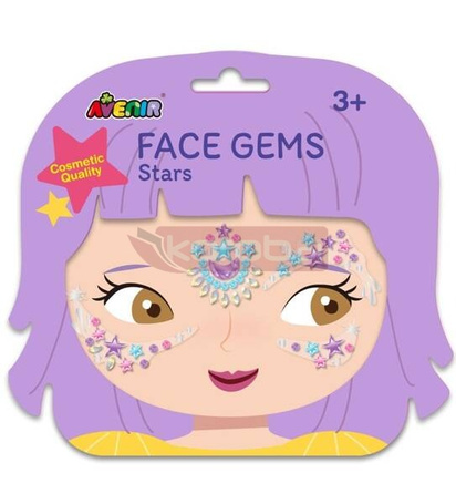 Klejnoty do twarzy - gwiazda