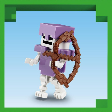 KLOCKI LEGO MINECRAFT 21586 Blady ogród, zestaw klocków dla dzieci +7