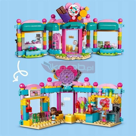 LEGO FRIENDS 42649 Sklep z cukierkami w Heartlake zestaw klocków dla dzieci