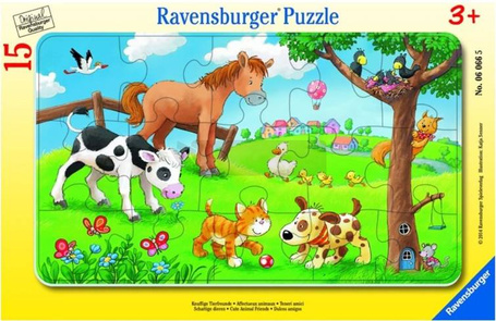 Puzzle 15 Miłosnicy słodkich zwierząt