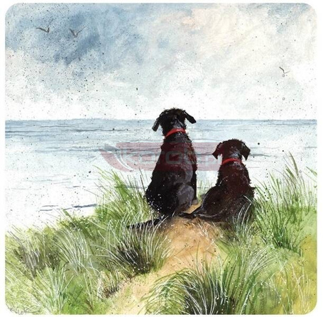 Podkładka pod kubek C146 Psy na wydmach