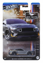 HOT WHEELS SILVER SERIES 60 years Ford Mustang 4/5 '18 Ford Mustang RTR Spe JBY53