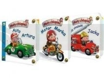 Pakiet Mały chłopiec: Wóz strażacki / Auto / Motor
