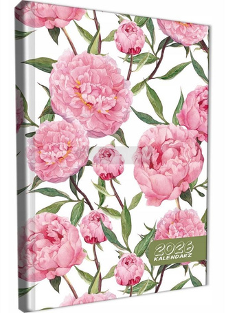 Kalendarz 2026 A5 dzienny sb/nd osobno Peonie