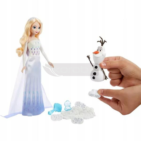 DISNEY FROZEN KRAINA LODU LALKA KSIĘŻNICZKA ELSA i bałwanek Olaf HYH10