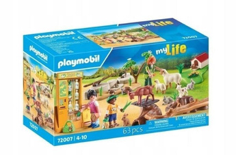 PLAYMOBIL MY LIFE 72007 MINI ZOO zestaw dla dzieci +4 lata