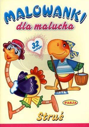 Malowanki dla malucha - Struś PASJA